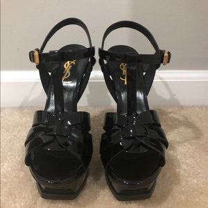 YSL tribute sandal heel size 35. 100% authentic